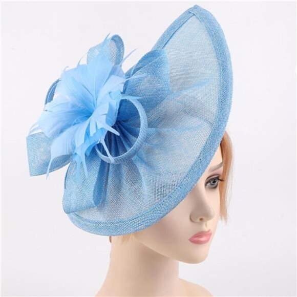 Women Fascinator Hats Tea Party Hat Vintage Pillbox Hat Headband - Picture 5 of 8
